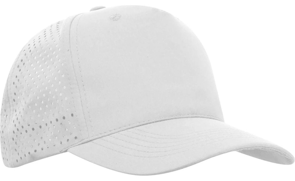 Basecap / mit Klettverschluss und Schweißband innen / Farbe: weiß
