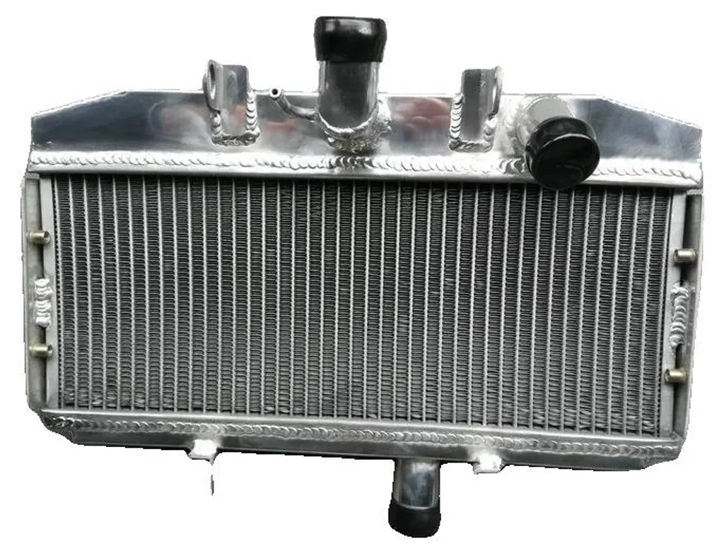Radiateur de course en aluminium pour Suzuki GT750, soudure TIG 40mm