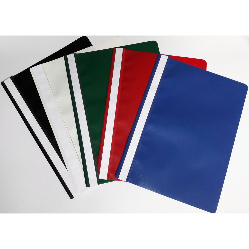 Schnellhefter, No Name, DIN A4, farbig sortiert, 10er Pack