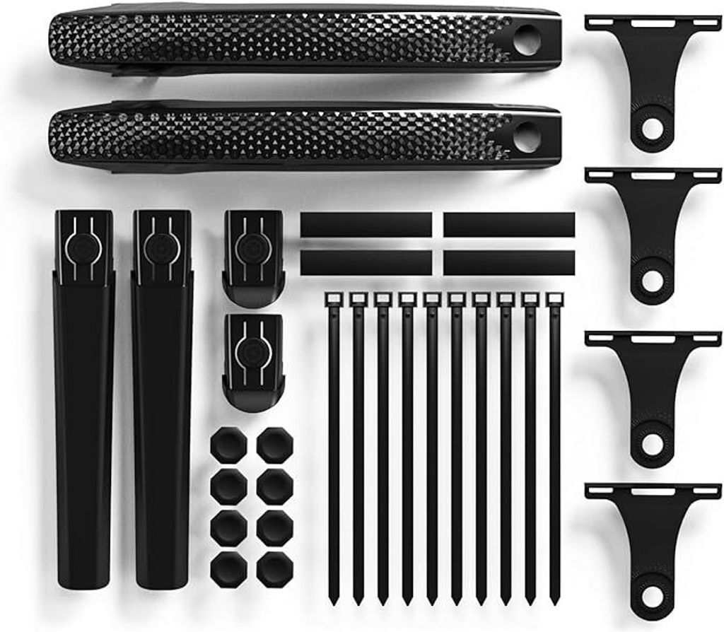 Einstellbare fahrrad kotflügel set, mountainbike vorne und hinten kotflügel geeignet für rennrad reifen breite: 23-38mm