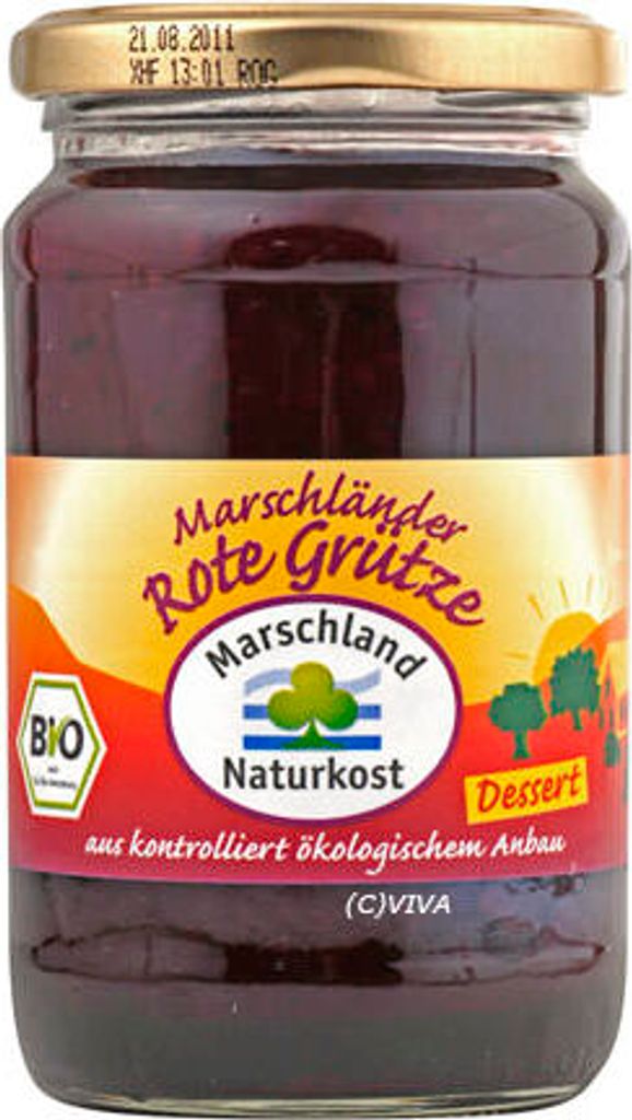 Marschland Rote Grütze Fruchtdessert 370g