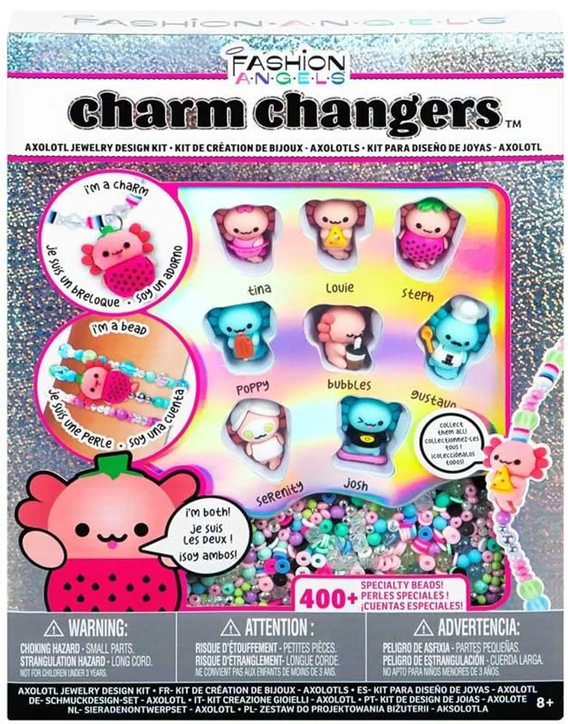 Kit Créatif Axolotl League pour Anniversaire - Fashion Angels Charm