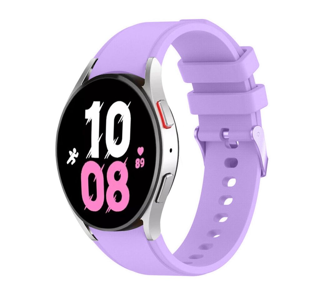 Strap-it Samsung Galaxy Watch 5 - 44mm Armband Silikon (Lila)