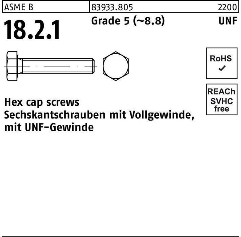 Reyher Hex cap screws 83933 5 1/2-20 UNFx1(25mm) (50 Stück)