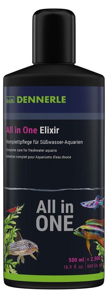 Dennerle All in One Elixir, 500 ml - Die Aquarium Produktbild 