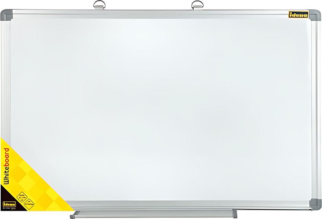 Idena Whiteboard mit Aluminiumrahmen 90x60cm