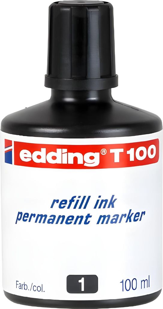 edding Nachfülltusche T100 4-T100001 100ml schwarz Produktbild 