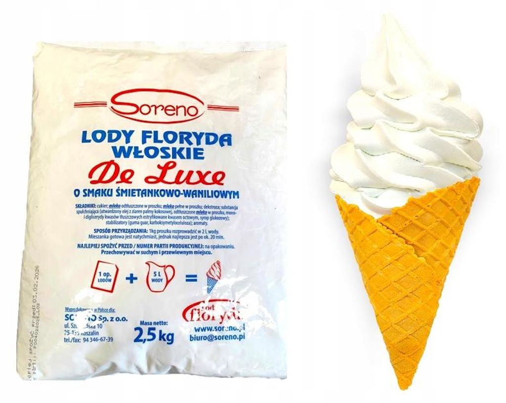 Koral Lody śmietankowe kolorowe lato 1L Zdjęcie produktu 