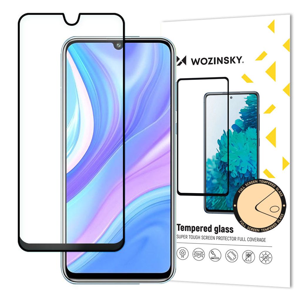 Wozinsky Gehärtetes Glas für Huawei P40 Lite - Optimaler Schutz in Schwarz KP9810