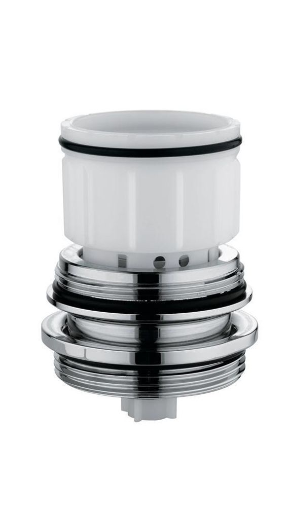 Grohe Rondo A.S. Deckel komplett mit Gewindering für Druckspüler chrom - 43248000