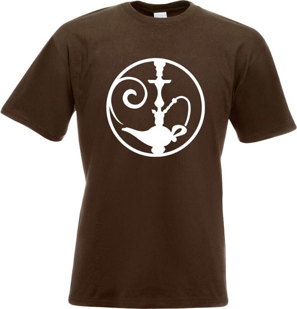 Kiwistar - T-Shirt - Chocolate - Wunderlampe Motiv Bedruckt Funshirt Design Print - mit Motiv Bedruckt - Funshirt Design - Sport - Freizeit - Herre...