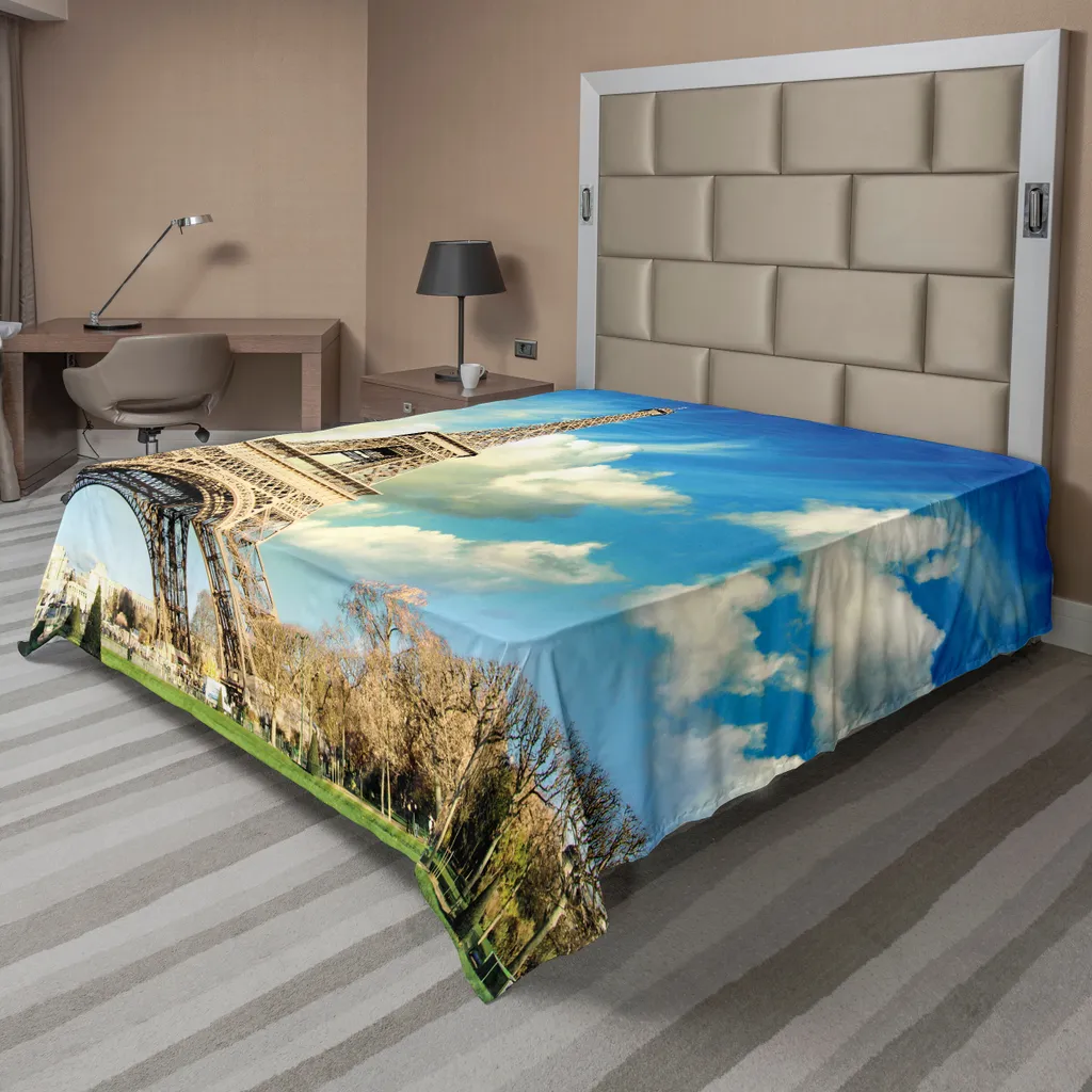 Lenzuolo Parigi ABAKUHAUS Torre Eiffel - Decorazione Letto 244x205