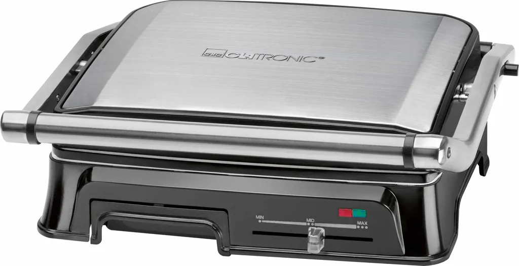 Clatronic 263657 Gril de contact électrique noir pour viande