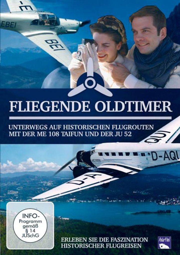 Fliegende Oldtimer - Unterwegs auf historischen Flugrouten. DVD.