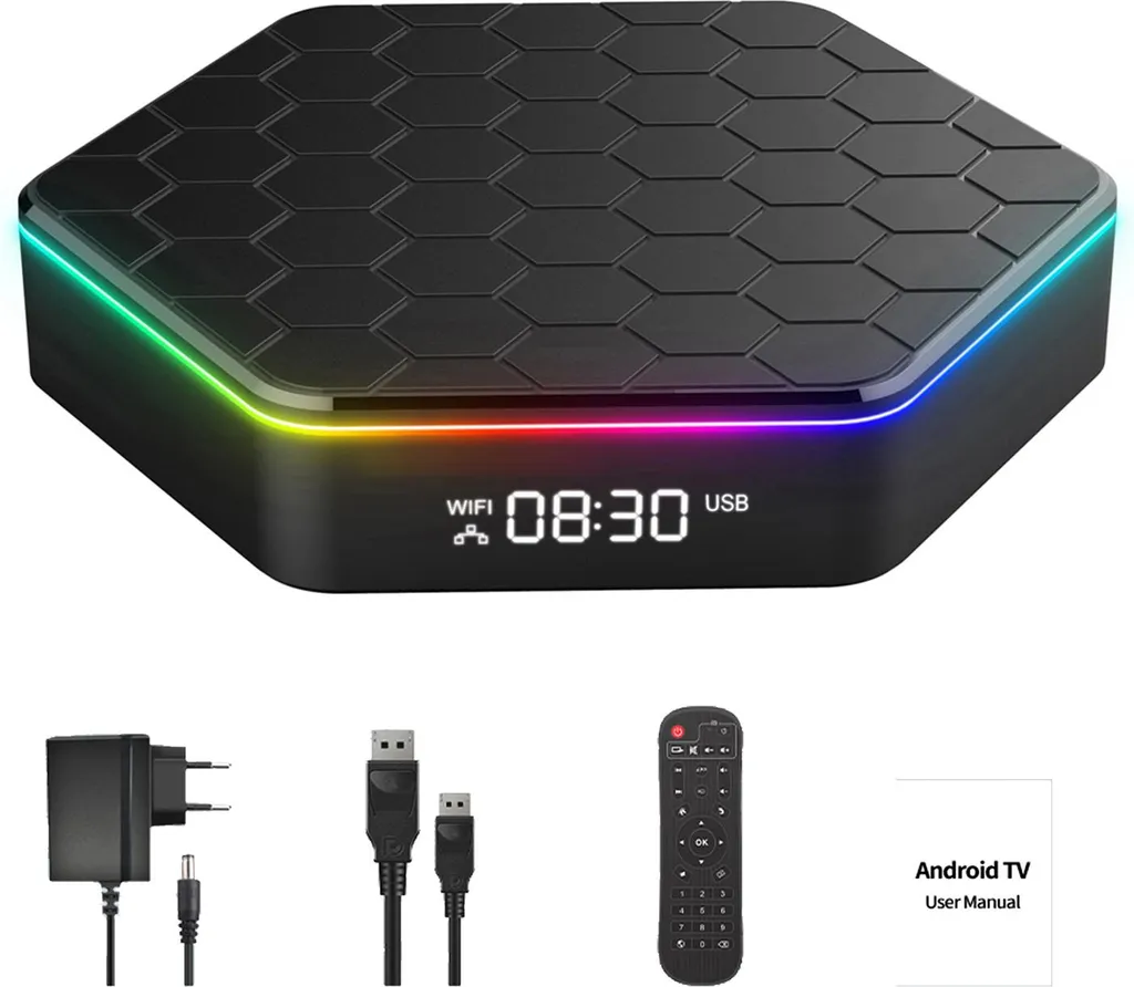 Lecteur streaming 4K pour salon T95Z Plus boîtier TV Android - 6