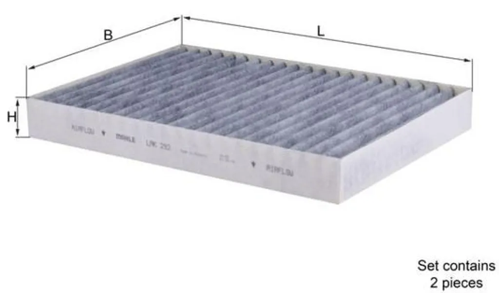 Filtre d'habitacle haute performance KNECHT LAK 292/S anti-pollution