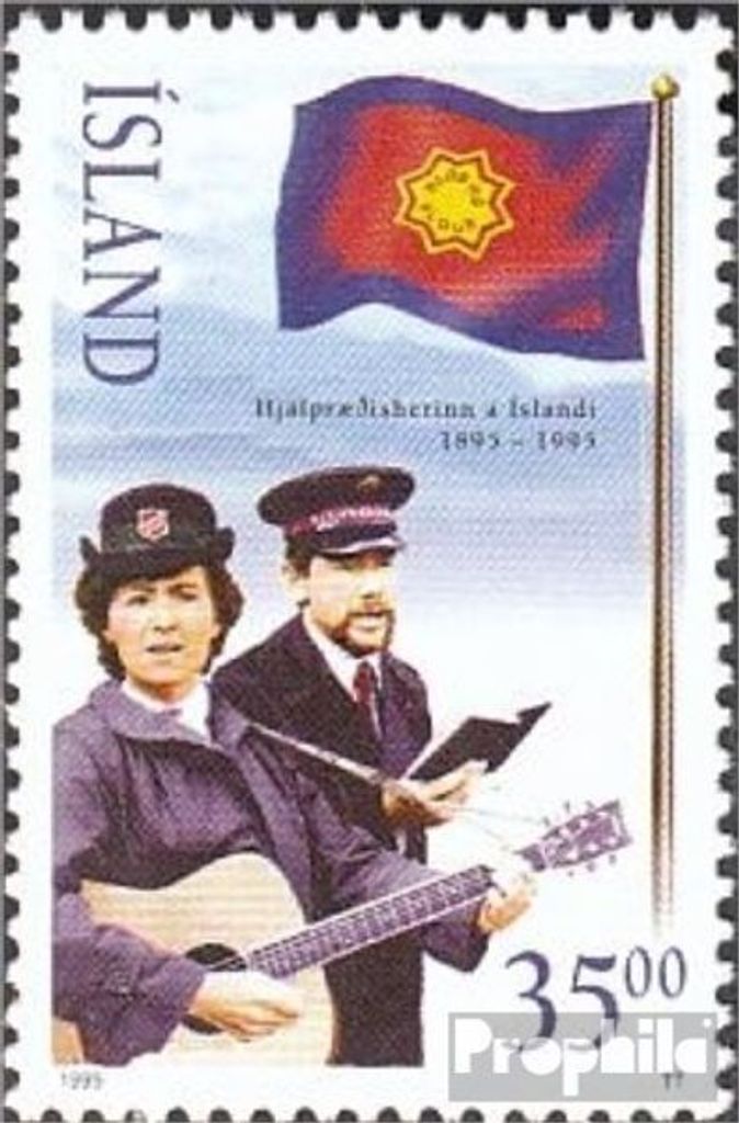 Briefmarken Island 1995 Mi 818 (kompl.Ausg.) postfrisch Heilsarmee in Island