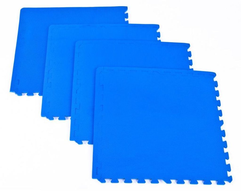 Spokey - Schaumstoffmatte (4er-Pack) MR2372 (61 cm x 61 cm) (Blau)