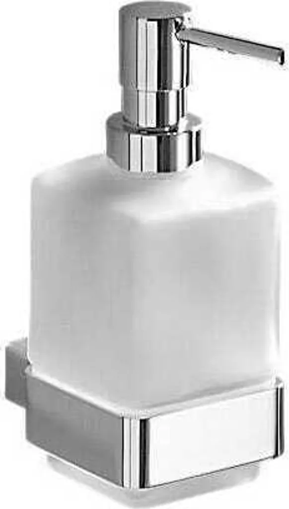 Dispenser Sapone Senator: Vetro Satinato e Ottone Cromato Qualità