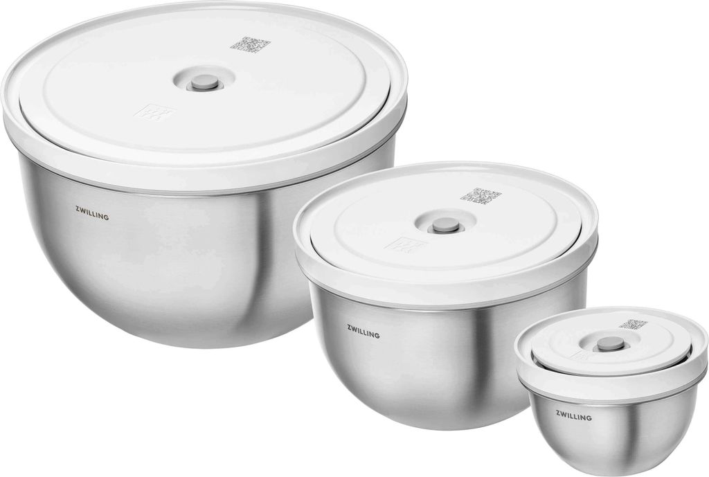 Zwilling Fresh&Save Vakuumschüssel Set 6-tlg. Edelstahl Produktbild 
