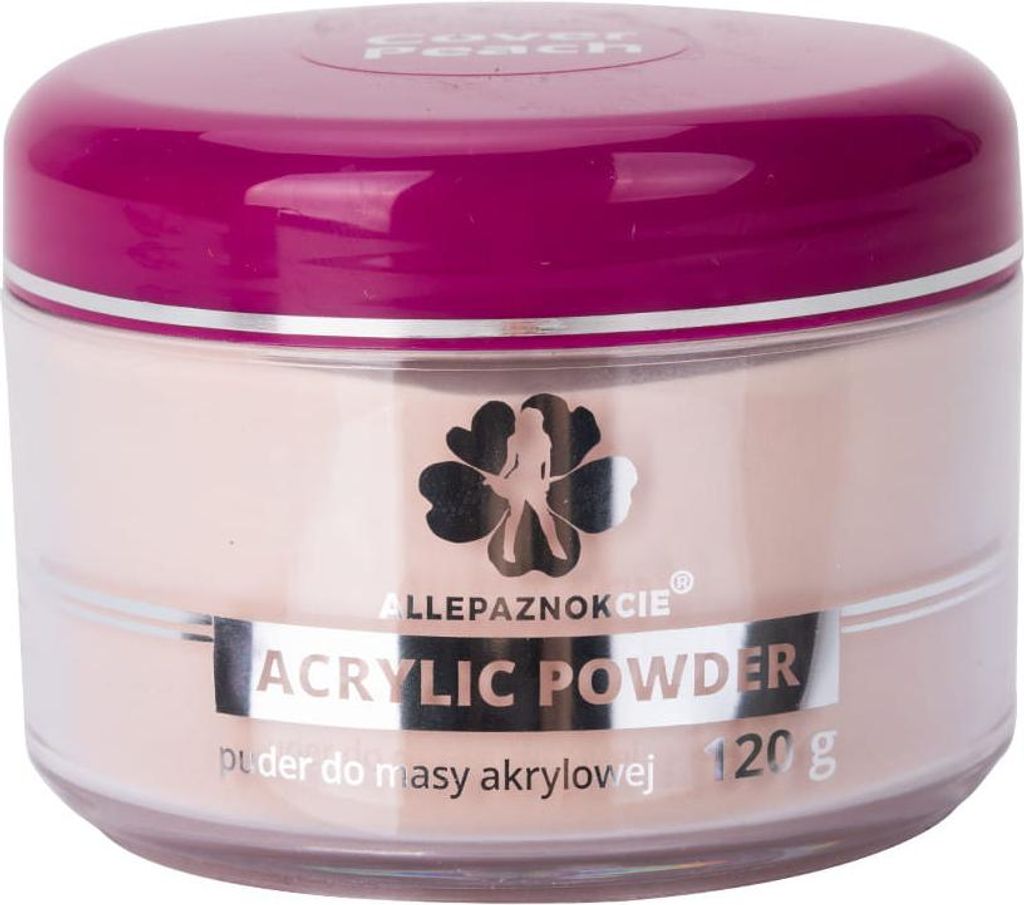 Acryl-Nagelpulver Allepaznokcie Cover Peach 120 g Nr. 6
