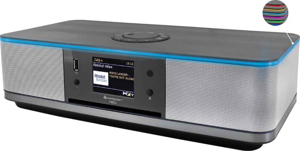 Soundmaster ICD2023SW Tragbares Stereosystem Digital 15 W Produktbild 