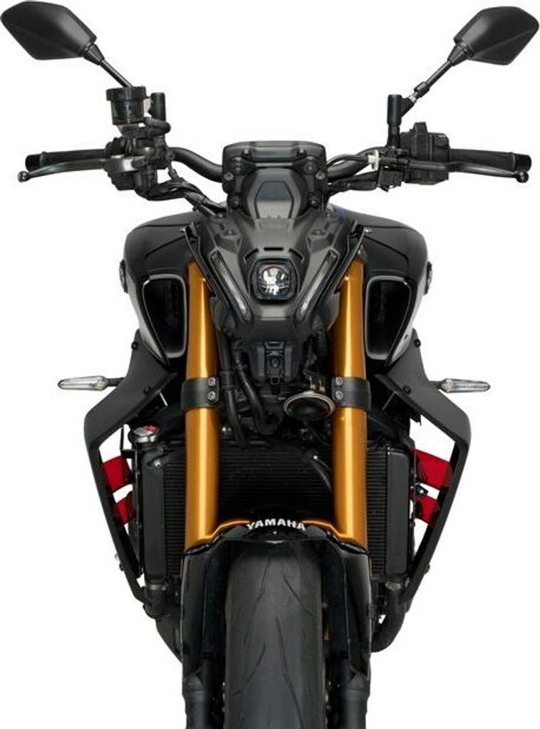 PUIG 20647R Naked Side Spoiler passend fuer YAMAHA MT-09 Rot