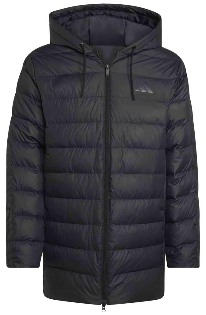 Jacke Adidas Chaqueta con capucha adidas Essentials CLIMAWARM 3-Stripes Light Down puro blanco für Herren