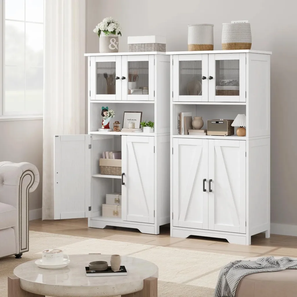 Armoire de rangement compacte blanche : optimisez vos petits espaces - 11