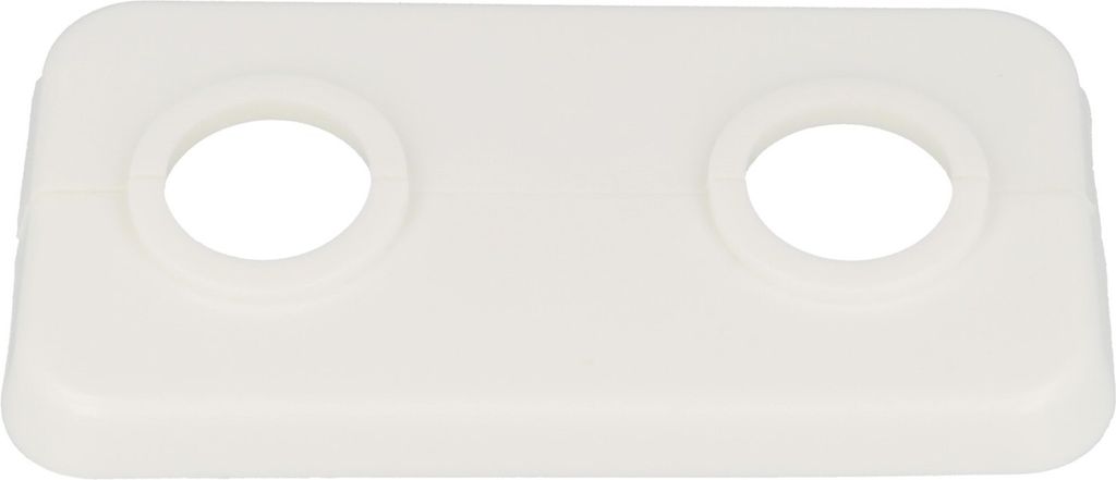 STEDO Doppel-Scharnierrosette Rohrabstand 50 mm, Loch 18 mm Produktbild 1