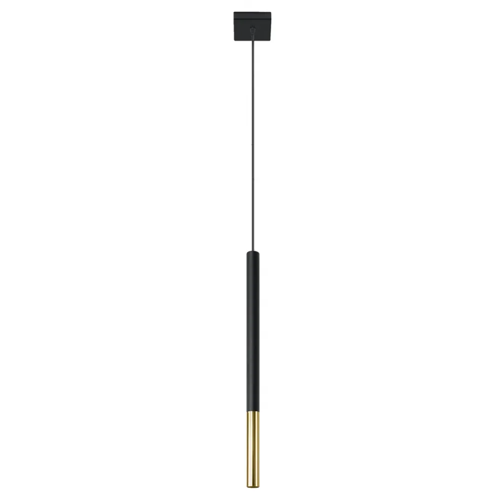 Lampadario Sospensione Moderno Mozaica 1 G9 Nero Oro | Offerta Sollux