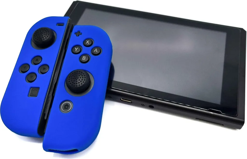 Regalo Nintendo Switch: Custodia Joy-Con Blu Morbida e Protettiva
