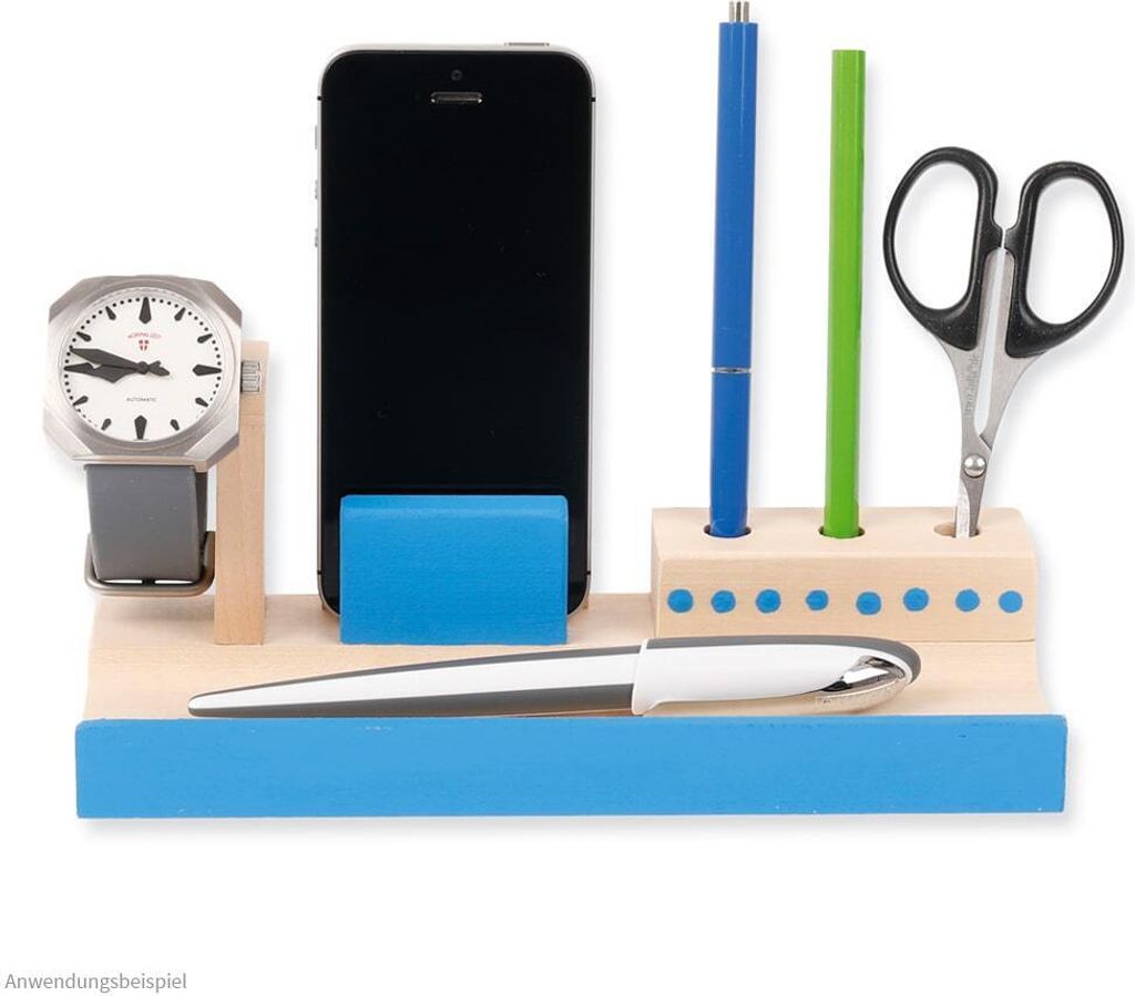 matches21 Stiftablage Stiftehalter als Laubsägevorlage Bausatz f. Kinder Werkset Bastelset ab 10 Jahren
