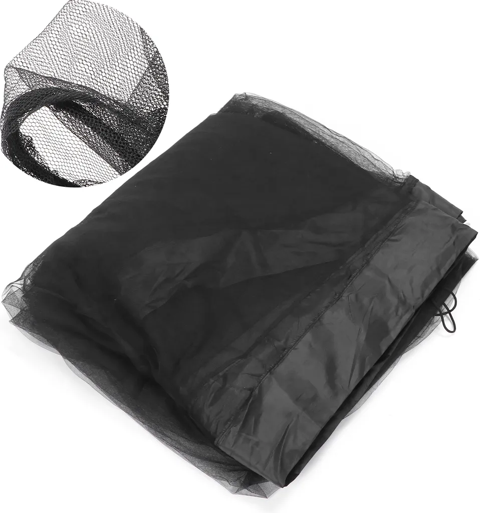 Moustiquaire de table avec zip et base lestable pour parasol déporté - 6