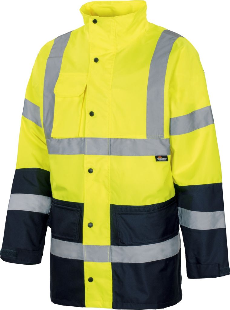 VIZWELL Warnschutz Regenjacke VW 61 Gr. XXL gelb