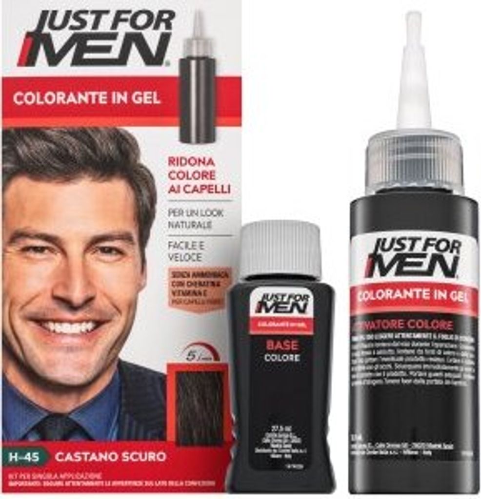 Just For Men Gel Color Haarfarbe für Männer H45 Dark Brown Black