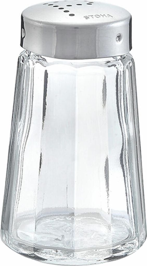 Stoha Pfefferstreuer Bistro-P, Glas mit Metall, 50ml, 55266