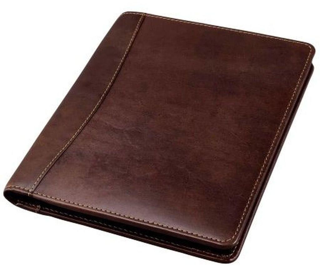Astuccio per scrittura Alassio "MONACO", A5, pelle, marrone Immagine del prodotto 