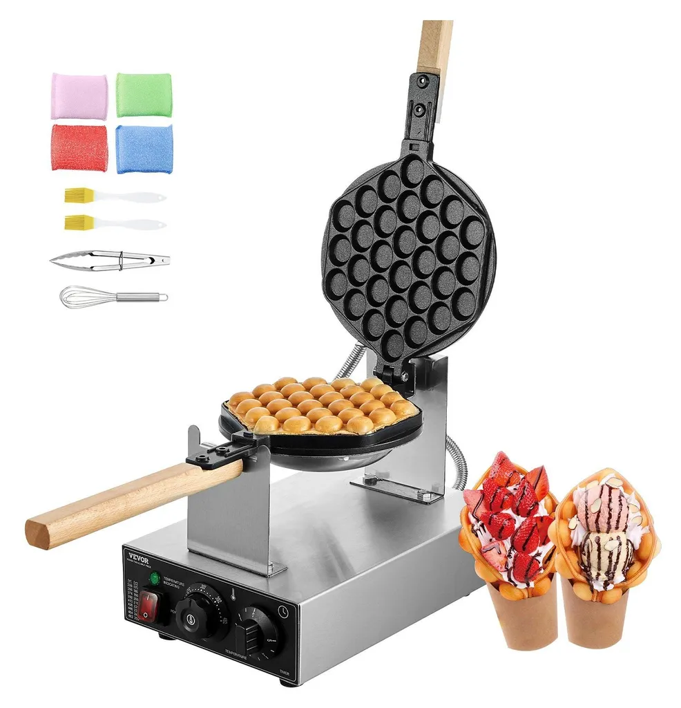 Gaufrier Bubble anti-adhésif 1400W - Finies les gaufres qui collent