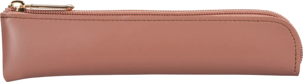 Astuccio In Pelle Marrone Unisex – Morbido PU Con Interno Scamosciato, Capiente 20x6x2,5cm, Porta Penne E Cancelleria - 4