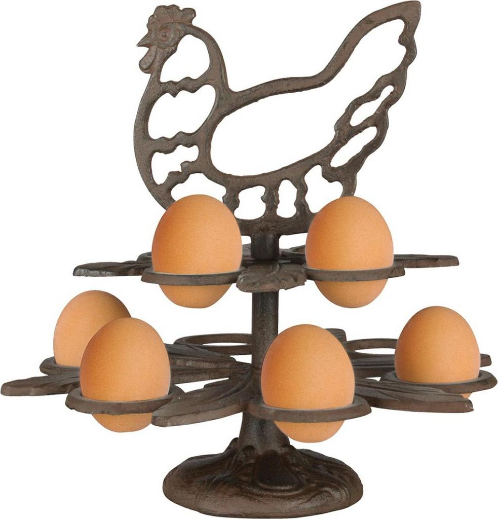Esschert Design Eierständer Gusseisen; CH011 Produktbild 