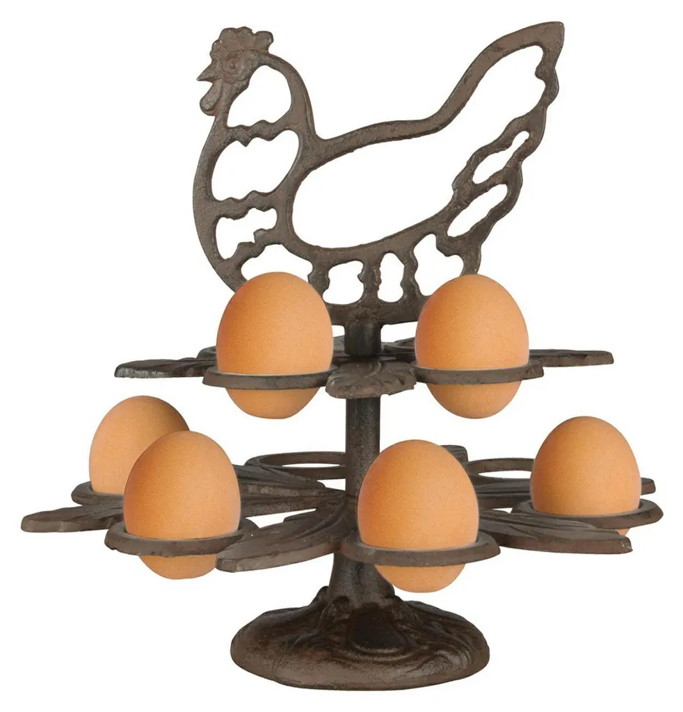 Esschert Design CH011 Portauova Gallina Ghisa - Accessorio Cucina Country
