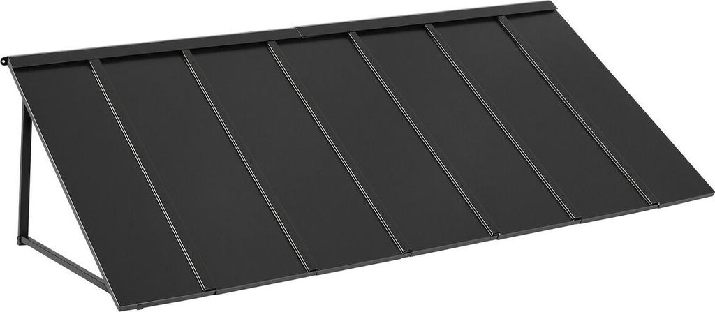 Fenster-Markise Tür-Vordach 80 x 36 Zoll Außenbereich Terrasse Stahl-Eingangstür-Markisen