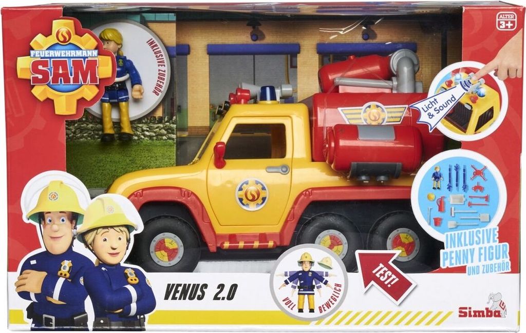 Sam Hasičské auto Venus 2.0 s figurkou Obrázek produktu 