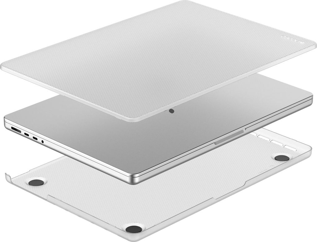 Incase Dots Hardshell Hülle MacBook Pro 14 (M1/M2/M3/M4) – Stilisiertes Textur-Punktdesign – Präzise Aussparungen für Anschlüsse – Gummie...