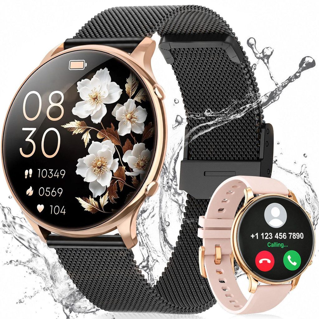 Smartwatch Damen 4.7mm ultradünn mit 120+ Produktbild 
