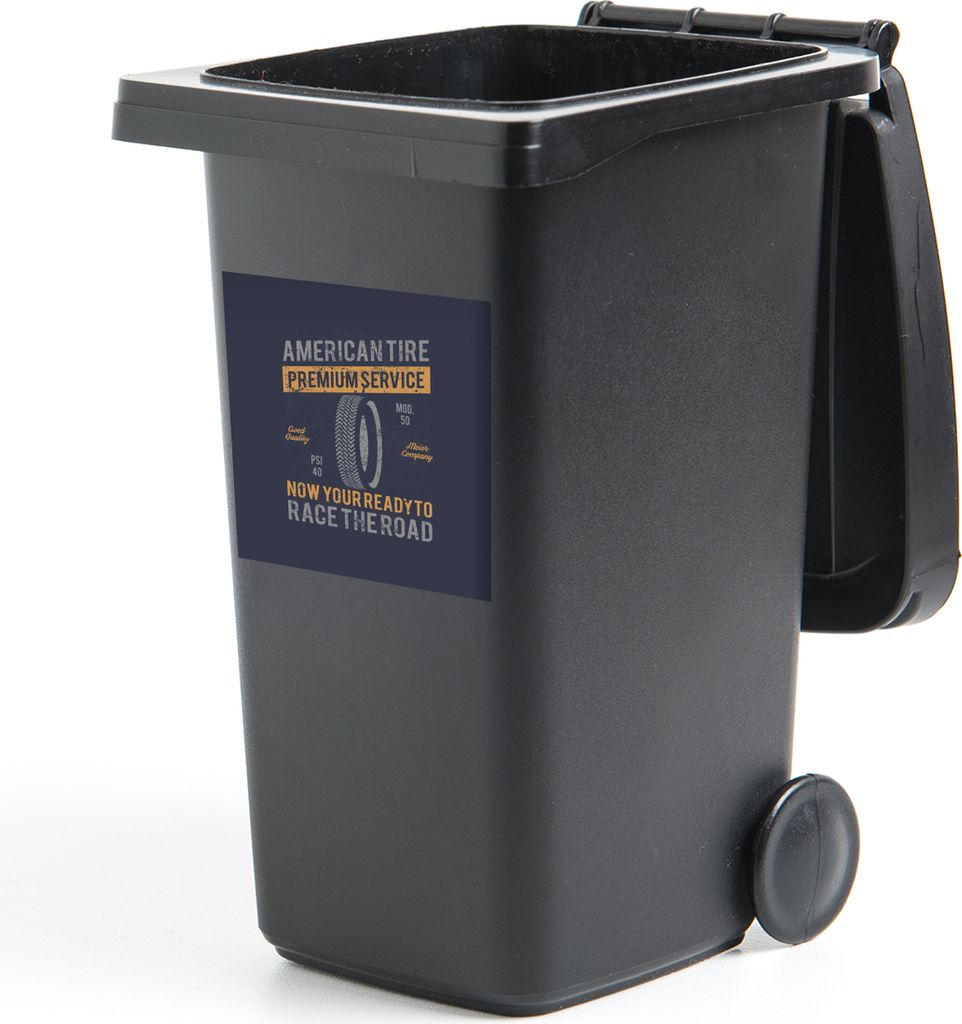 MuchoWow® - Abfall-Aufkleber - Container - für Produktbild 