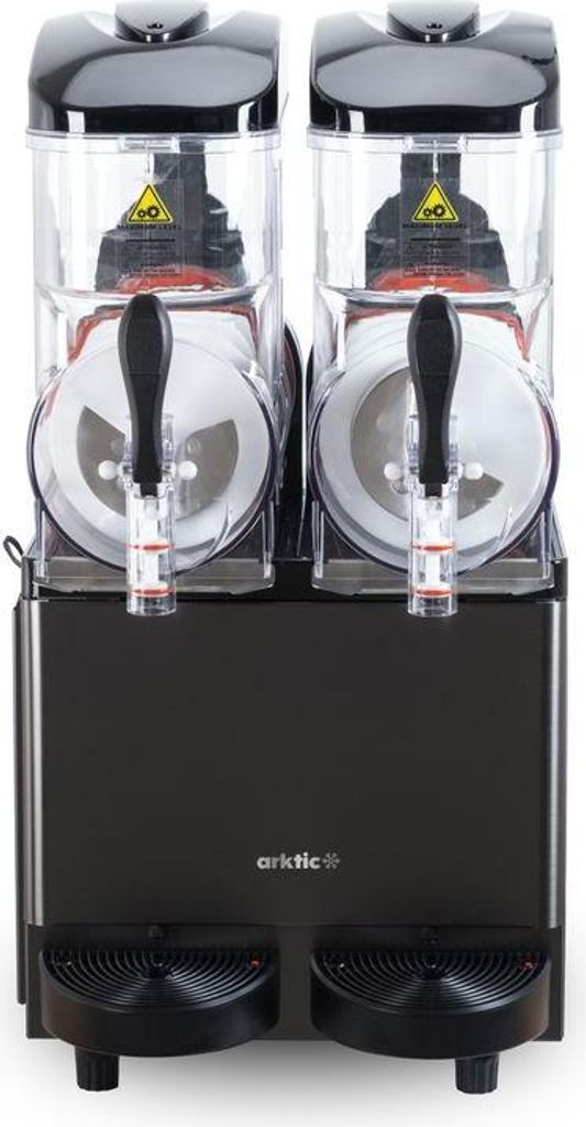 Slush-Eis-Maschine 2x12 L, Arktic, 24L, Schwarz, 220-240V/710W, 415x507x(H)810mm
