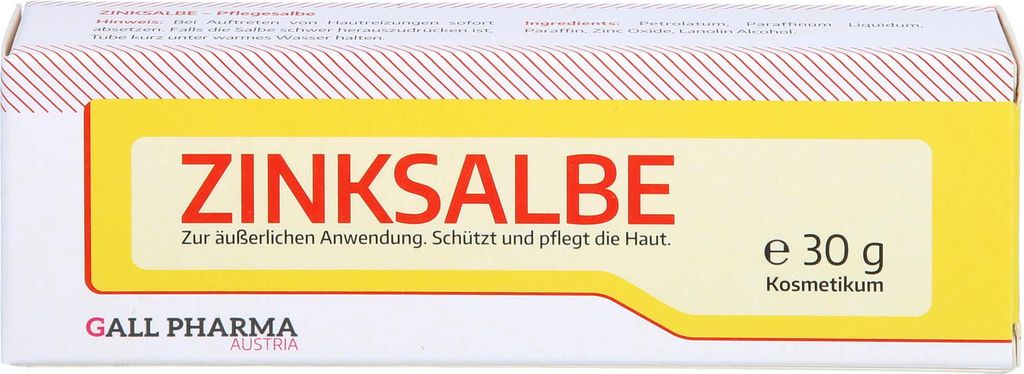 ZINKSALBE Hautschutzsalbe mit Zinkoxid, 30 g Produktbild 