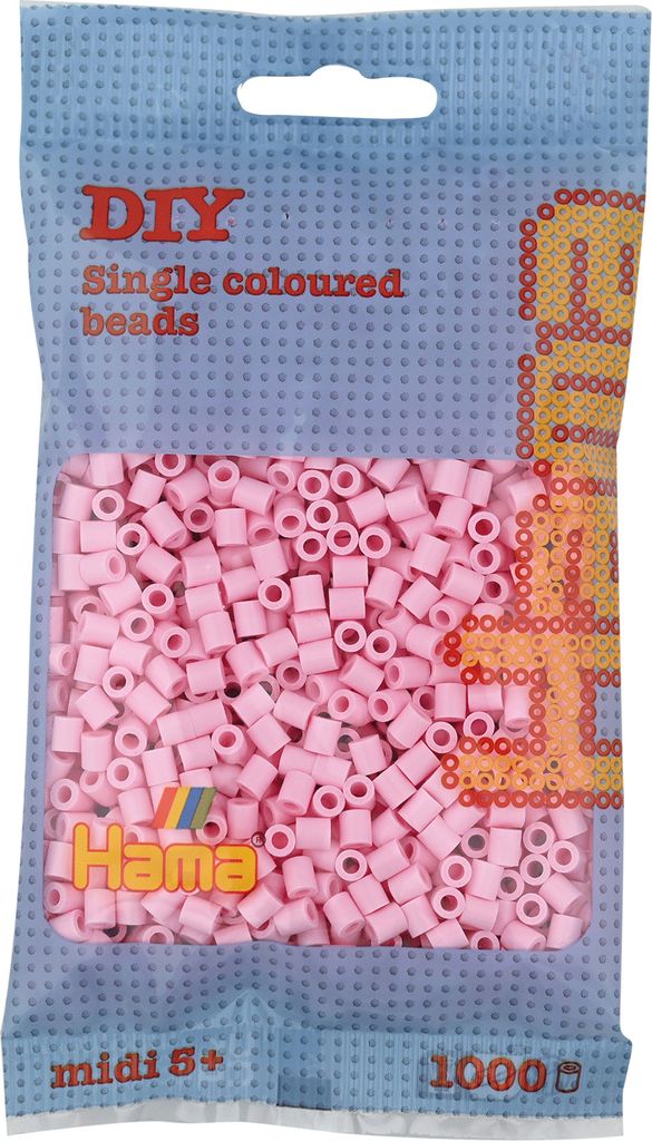 Hama Beads Beutel mit Midi Perlen, Bastelset für Kinder, 5 Jahr(e), Mehrfarbig